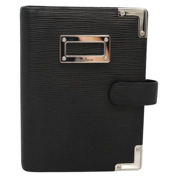 LOUIS VUITTON Epi Agenda MM Day Planner Cover Black - Picture 1 of 15